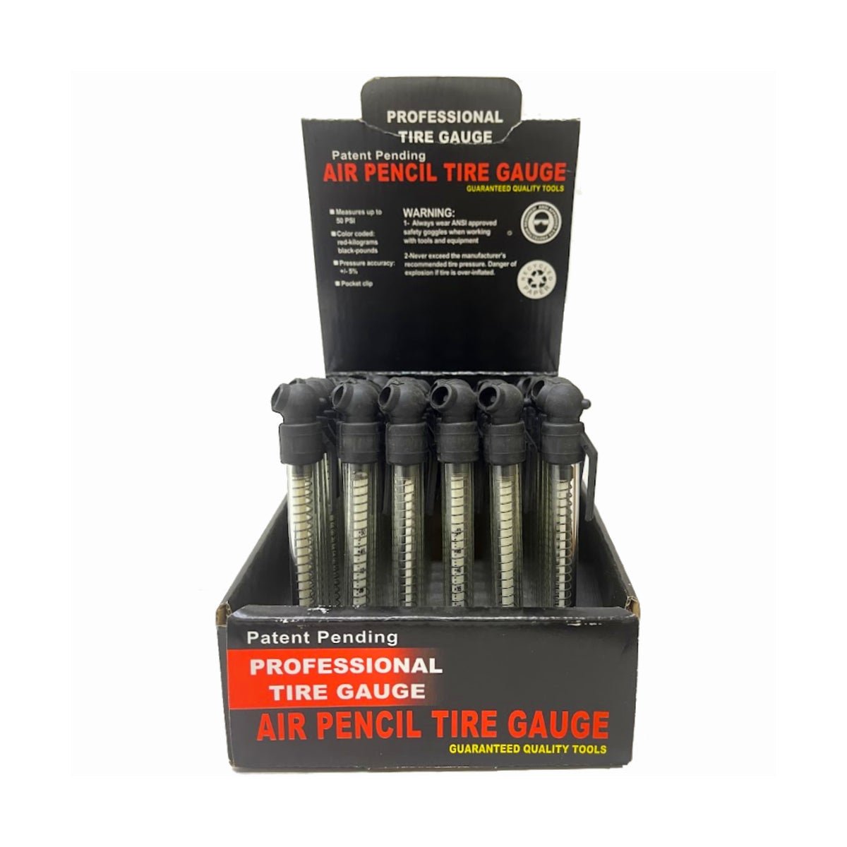 AIR PENCIL TIRE GAUGE GLASS