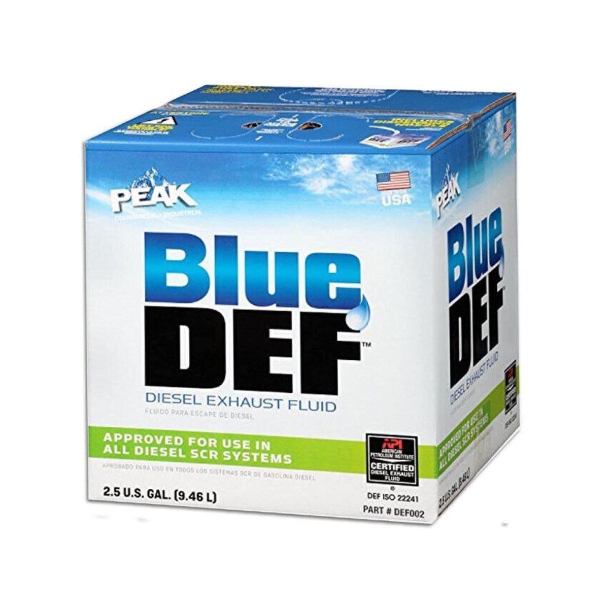 BLUE DEF DIESEL EXHAUST FLUID